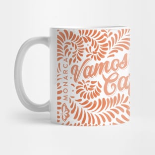 Vamos Por Un Cafecito - Orange Talavera Mug